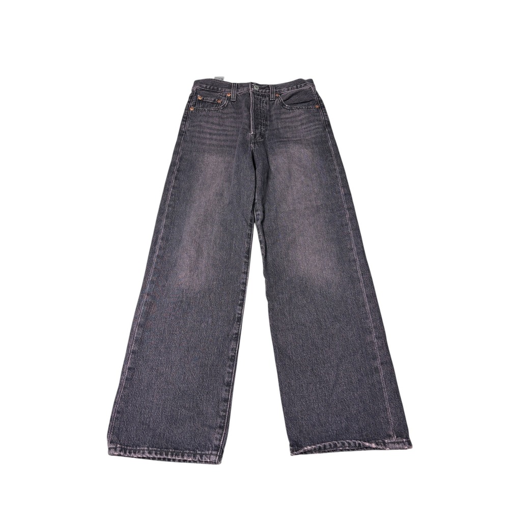 Levis Premium Big E Ribcage Straight Ankle Jeans Faded High Rise Womens 26x27‎